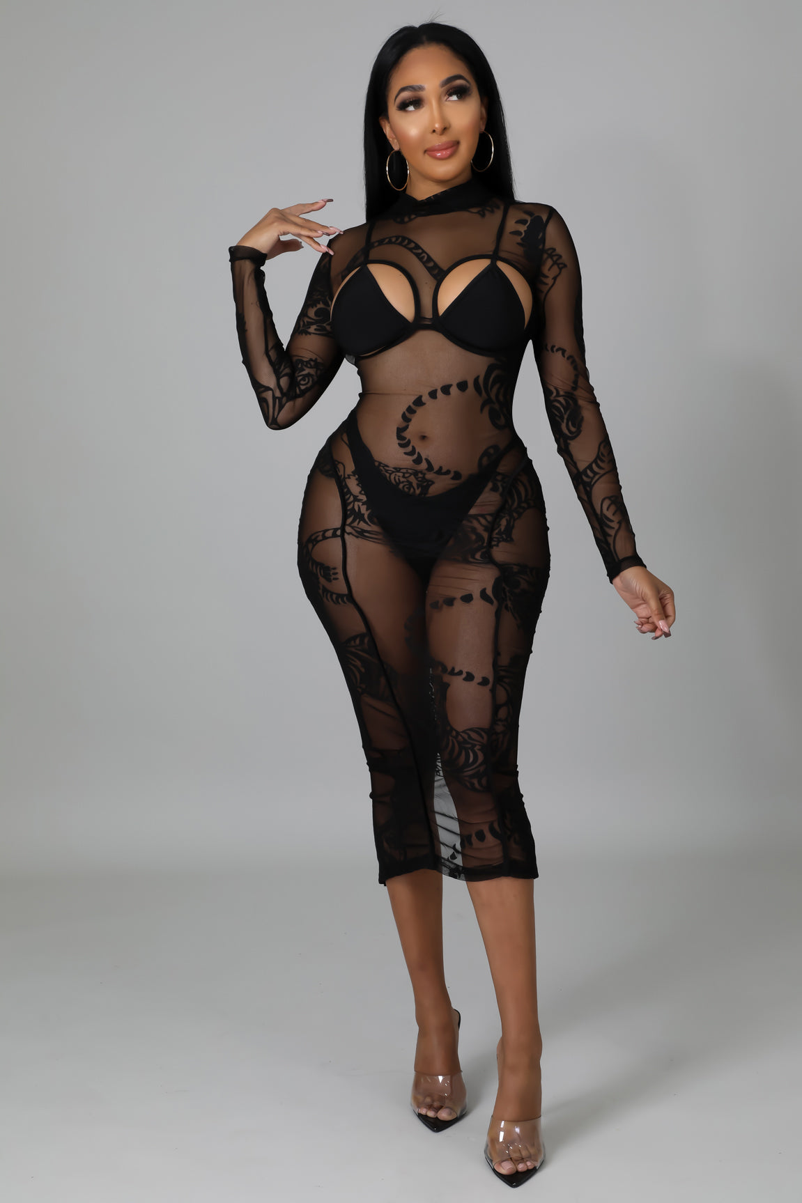 Morticia Babe Dress
