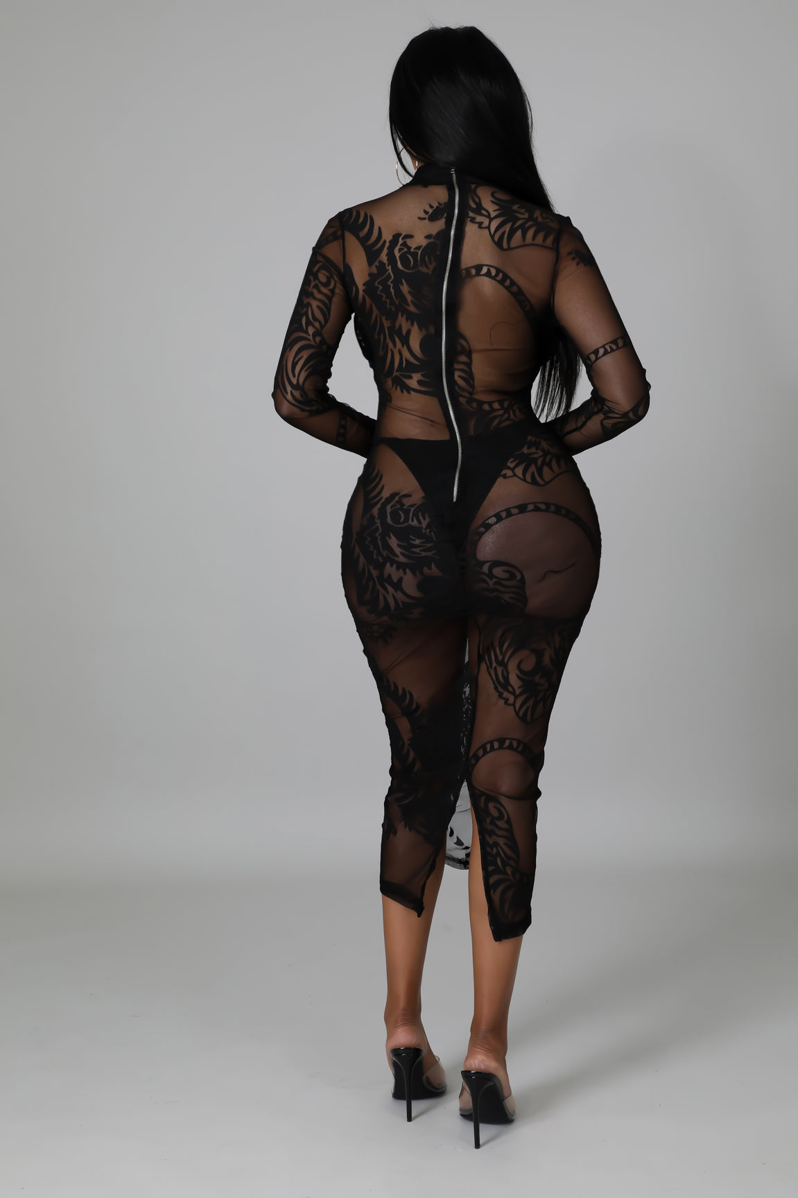 Morticia Babe Dress