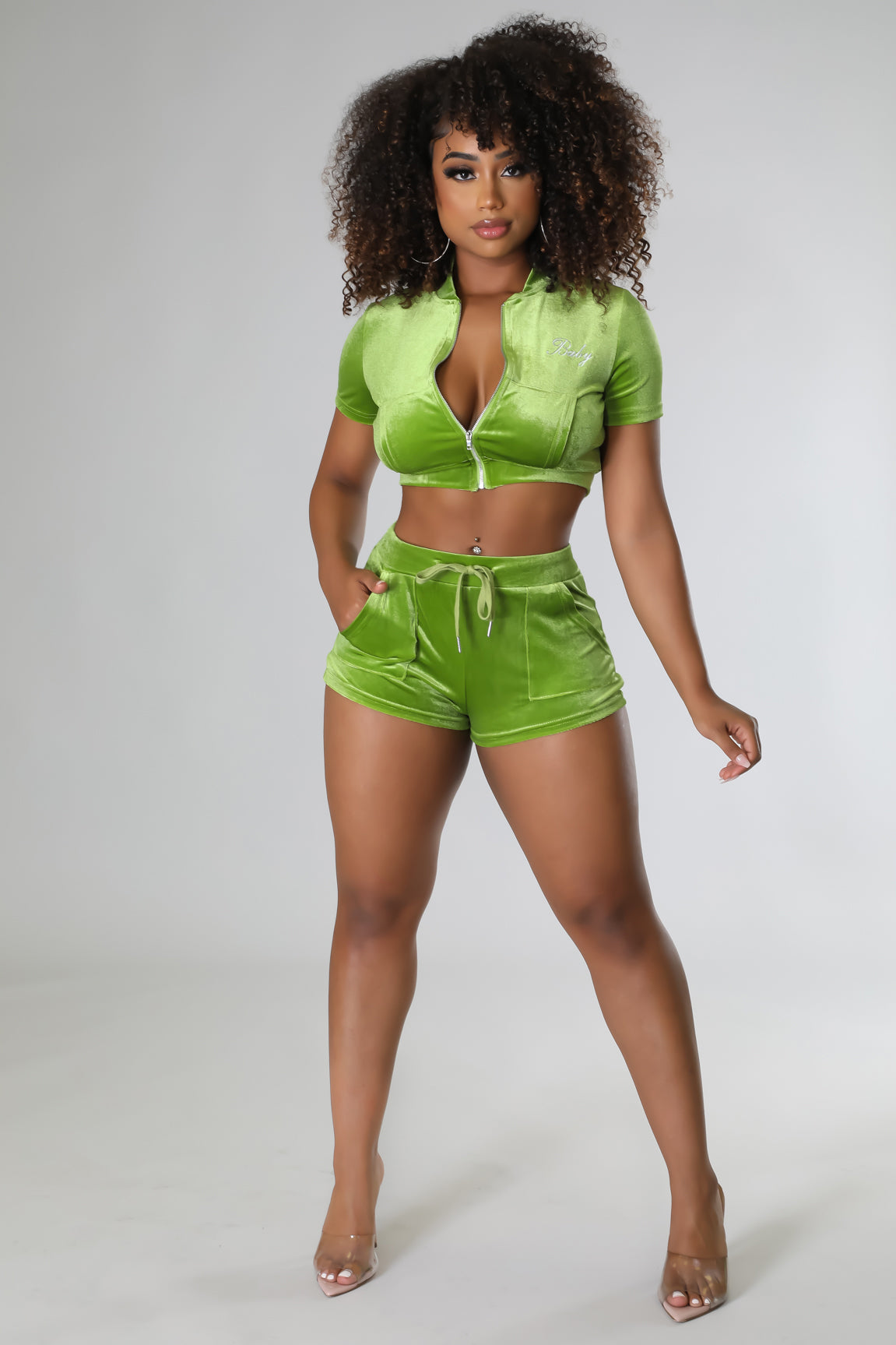 Velvet Cutie Short Set