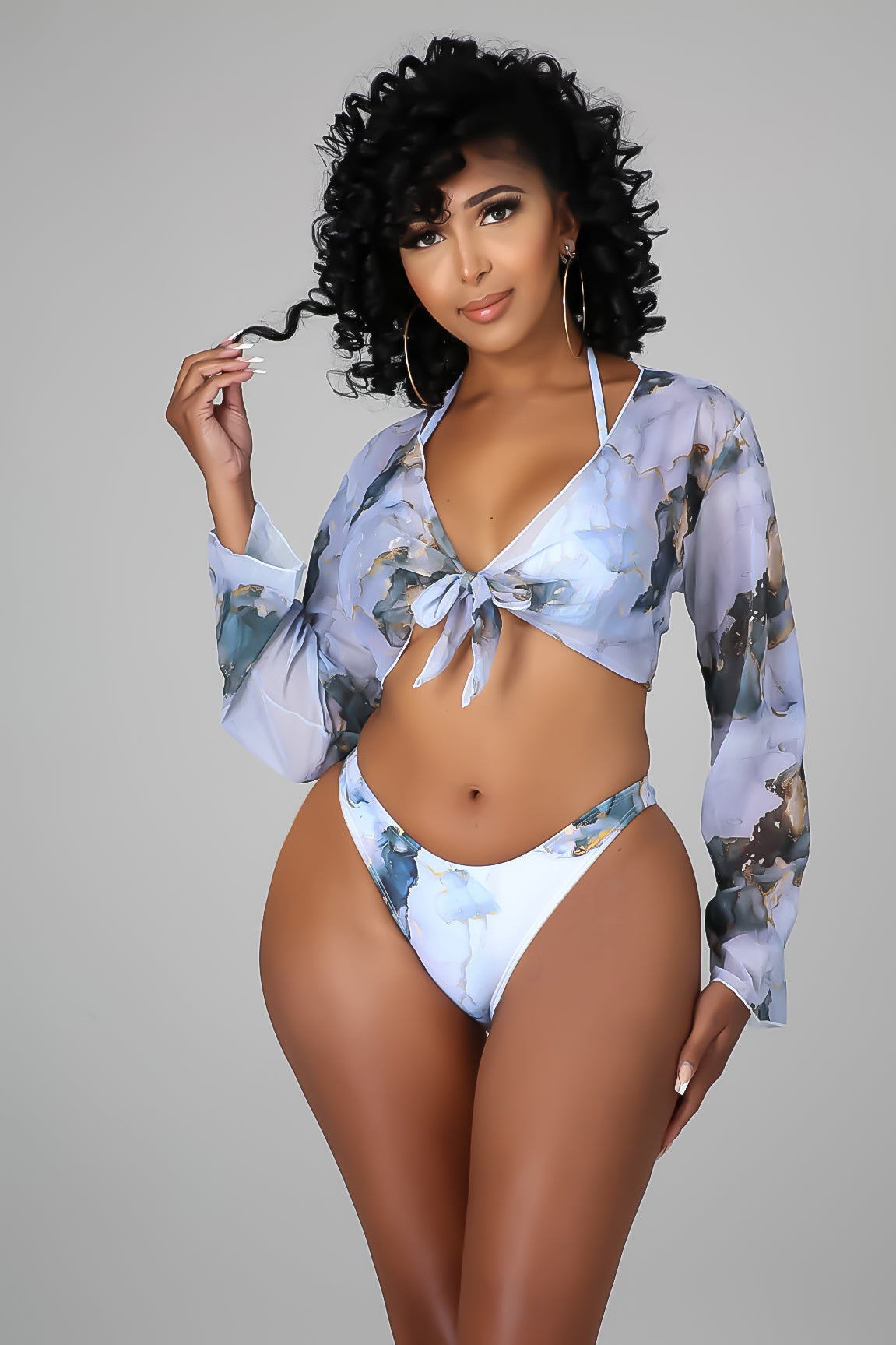 3pc Calling Baddies Swim Set