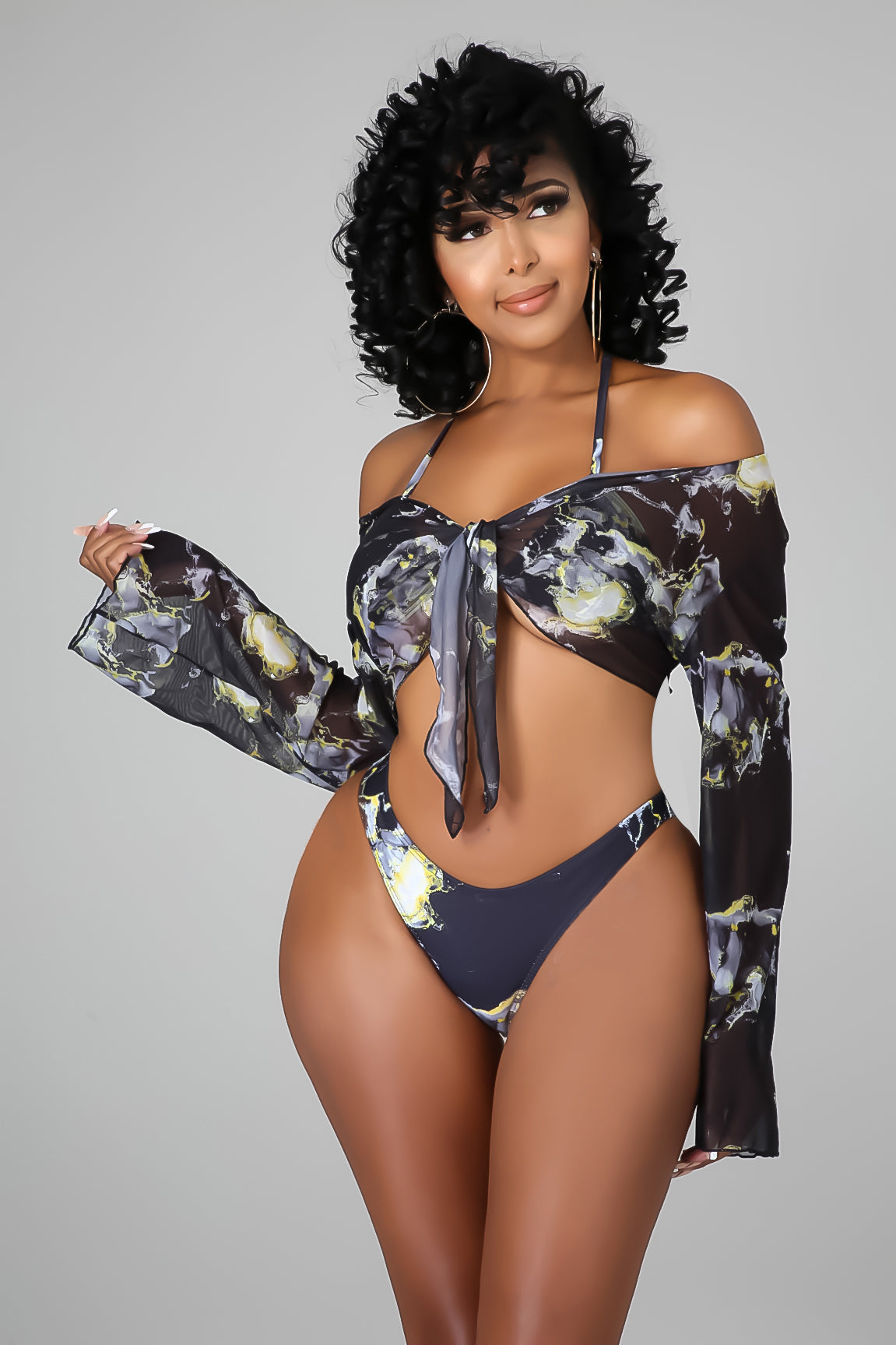 3pc Calling Baddies Swim Set