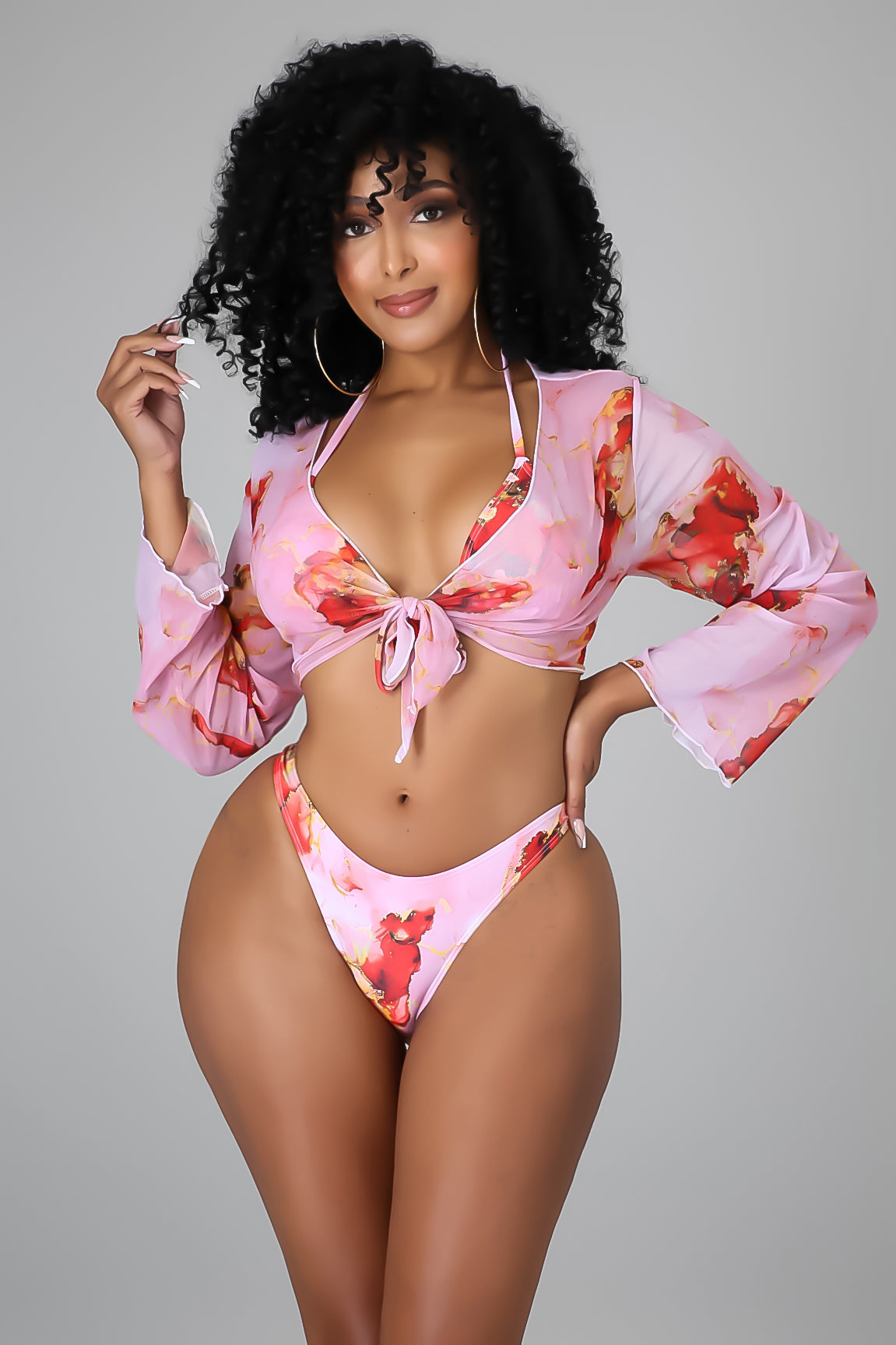 3pc Calling Baddies Swim Set