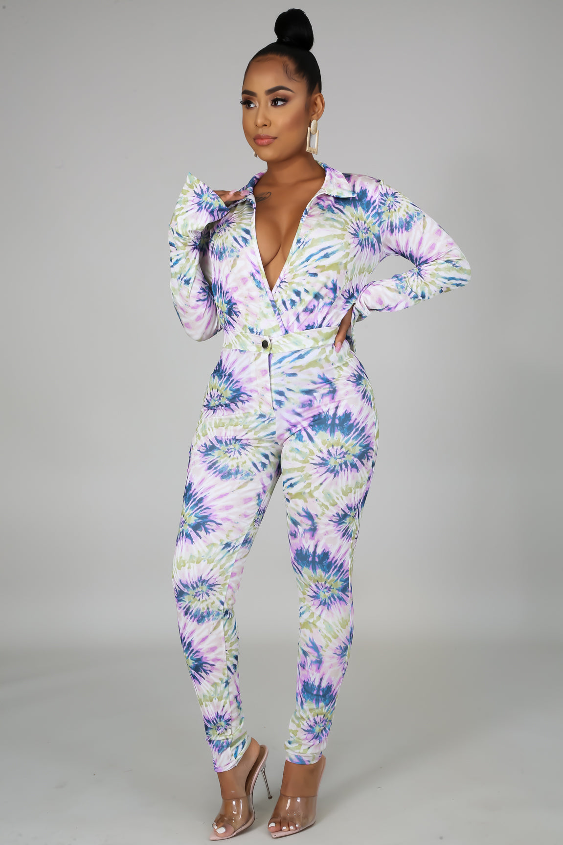 Make A Strut Bodysuit Pant Set