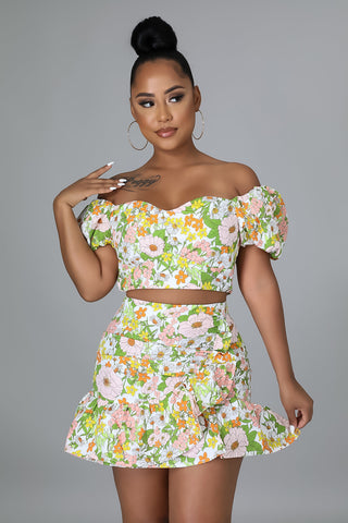 3pc Getting Hotter Skirt Set