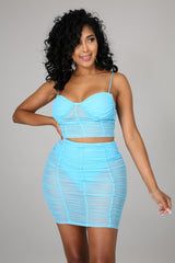 Night Is Young Skirt Set