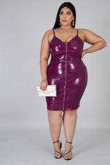 Leathered Up Body-Con Dress | GitiOnline