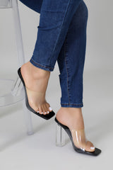 Clear Desire Heels