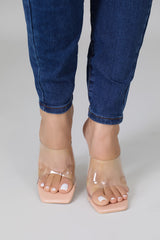 Clear Desire Heels