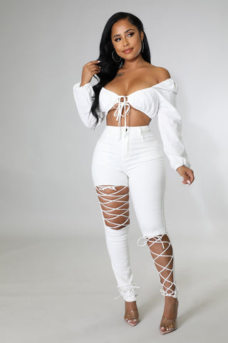 On The Rise Bodysuit Pant Set