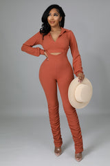 Valentina Babe Jumpsuit Set