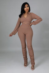 Valentina Babe Jumpsuit Set