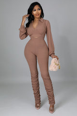 Valentina Babe Jumpsuit Set