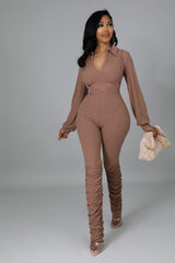 Valentina Babe Jumpsuit Set