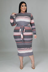 Feeling Some Stripe Of Way Dress