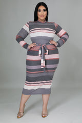 Feeling Some Stripe Of Way Dress