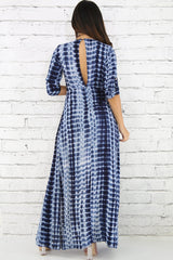 Oceans Waters Tie Dye Maxi Romper