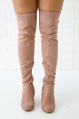 Wild Diva Lounge Chunky Heeled Over-The-Knee Boots | vendor-unknown