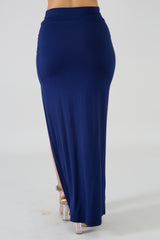 Sensual High Waist Slit Skirt