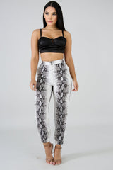 Two Piece Cheetah Pant Set | GitiOnline