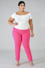 Sweet Tea Pink Jeans