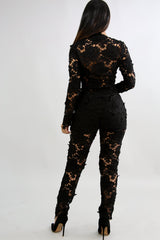 Barbie Crochet Pant Suit Set