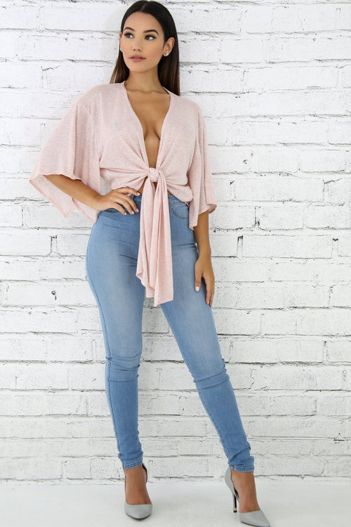 Jersey Knit Dolman Kimono