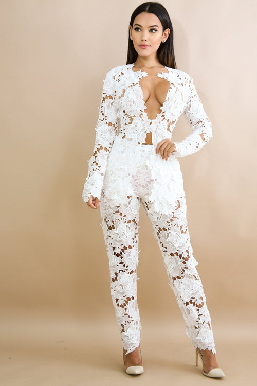 Barbie Crochet Pant Suit Set