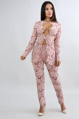Barbie Crochet Pant Suit Set