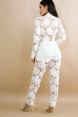 Barbie Crochet Pant Suit Set