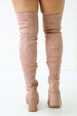 Wild Diva Lounge Chunky Heeled Over-The-Knee Boots
