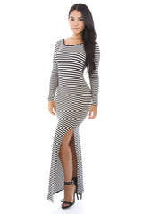Stripes Maxi Dress