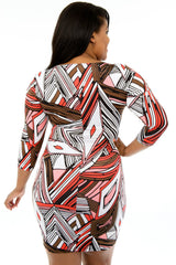 Small Front Keyhole Bodycon Dress