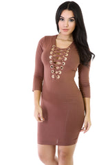 Lace It Up Dress