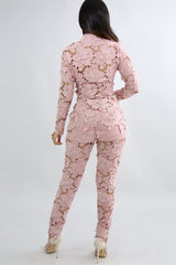 Barbie Crochet Pant Suit Set