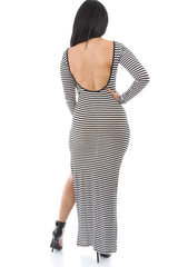 Stripes Maxi Dress
