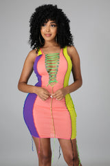 Lace Up Queen Dress