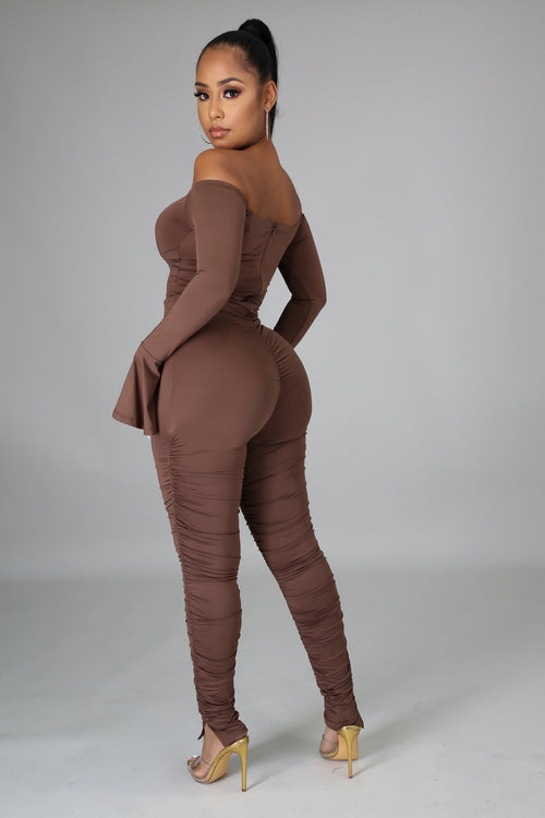 Soothe Off Shoulder Jumpsuit