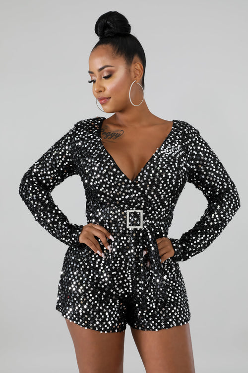 Sequin Fiesta Romper | GitiOnline