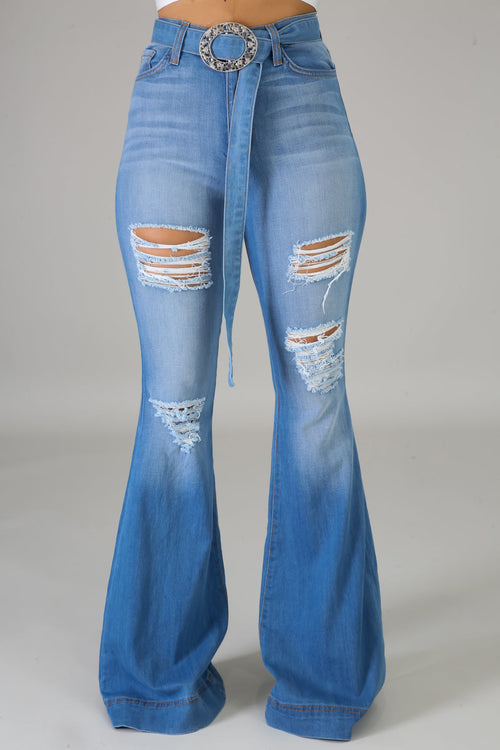 Baby blue Denim Jeans | GitiOnline