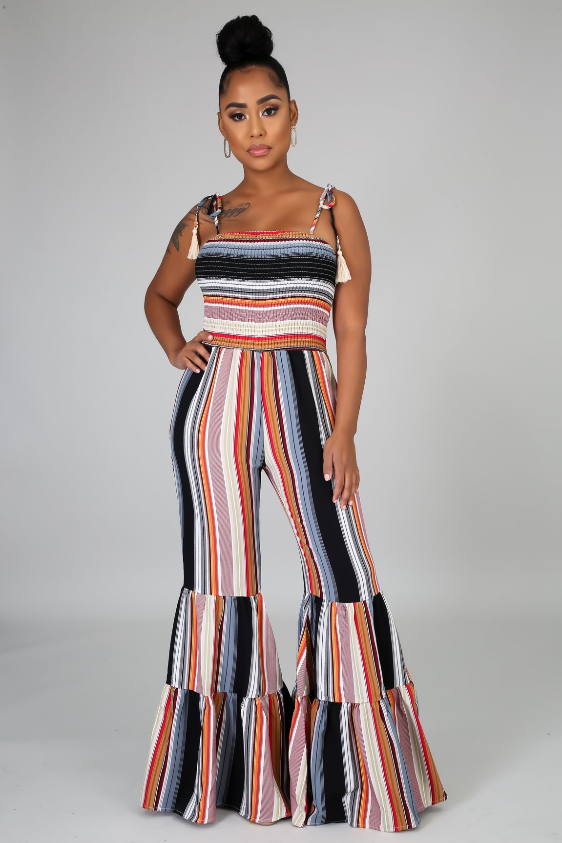 Rainbow Crochet Jumpsuit  GitiOnline – Giti Last Call