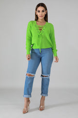 Knit Corset Sweater | GitiOnline