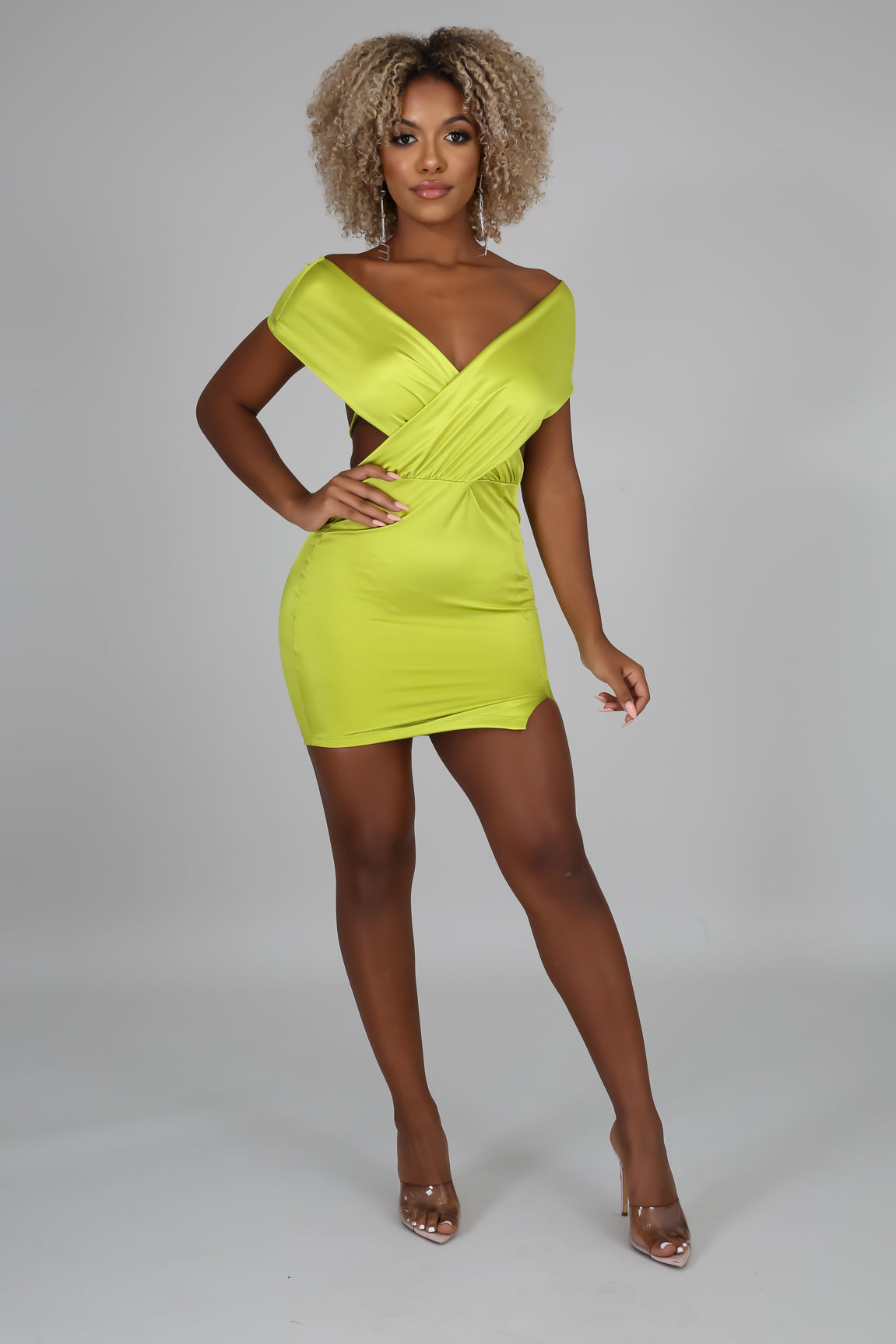 Neon Twist Dress | GitiOnline