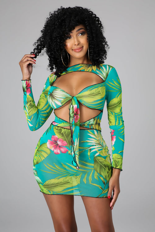 Tropical and Wild Dress