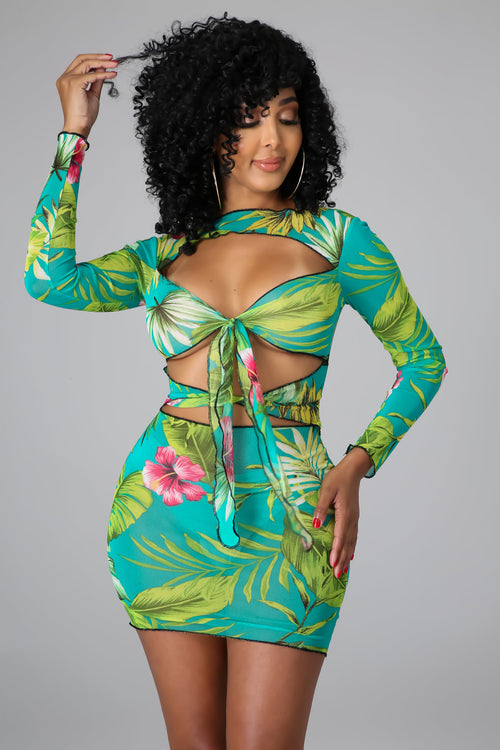 Tropical and Wild Dress