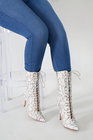 Transparent Lace Heels