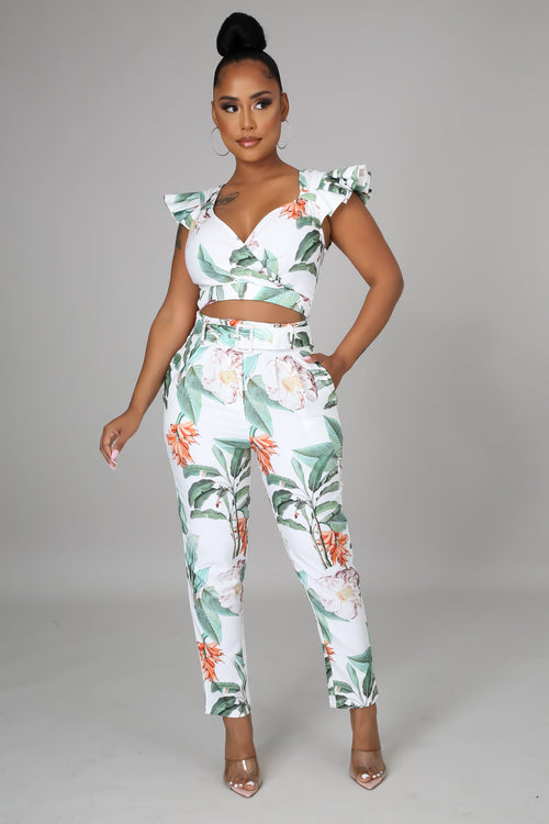 Summery Tropics Pant Set