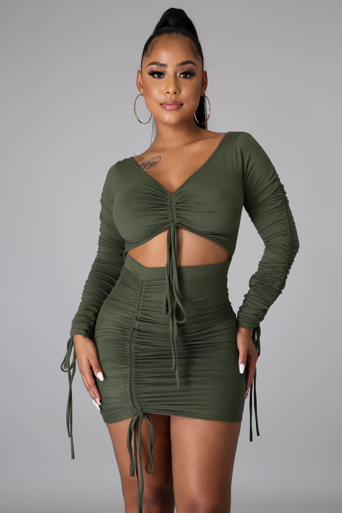 All Ruched Up Dress