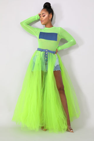 Neon Twist Dress