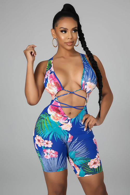 Floral Empress Romper