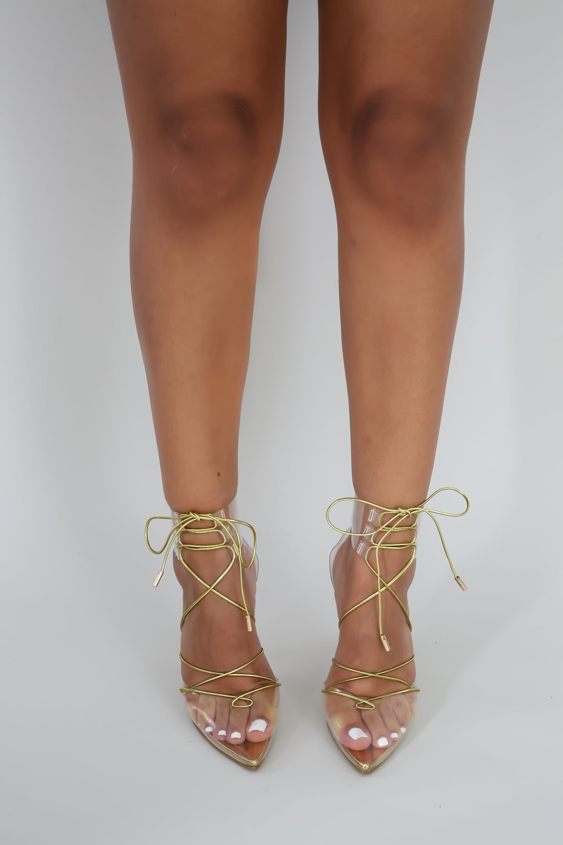 Transparent Lace Heels | GitiOnline